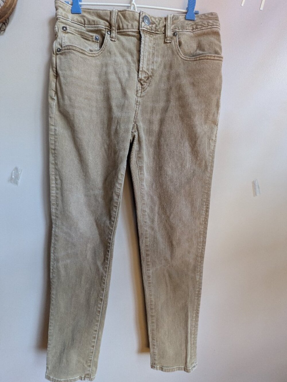 American eagle airflex tan size 32X34 jeans men athletic fit casual #752
